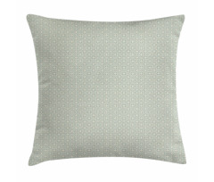 Geometric Elements Flowers Pillow Cover