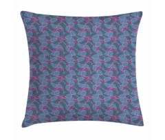 Hand-drawn Retro Waves Pillow Cover