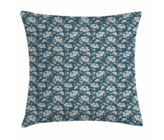 Botanic Garden Illustration Pillow Cover