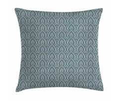 Retro Style Geometry Scales Pillow Cover