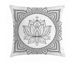 Folk Ornamental Tattoo Art Pillow Cover