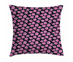 Blooming Flowers Pattern Star Pillow Cover