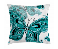 Ornamental Animal Pattern Pillow Cover