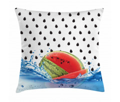 Fruit Seeds on Water Pillow Cover