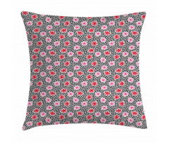 Blossoming Hawaiian Flowers Pillow Cover