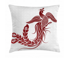 Traditional Chinese Bird Pillow Cover