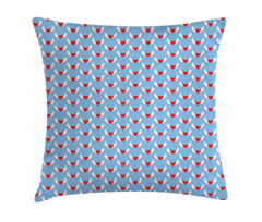 Symmetric Simple Hearts Pillow Cover