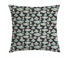 Baby Sleeps on Clouds Pillow Cover