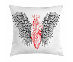 Realist Human Heart Pillow Cover