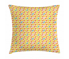 Overlapping Doodled Pillow Cover