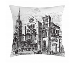 Notre-Dame-en-Vaux Art Pillow Cover