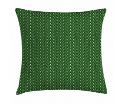 Foliage Pattern with Dots Pillow Cover