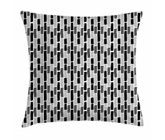 Brush Mark Effect Stripes Pillow Cover