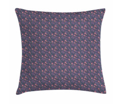 Blossoming Flowers Bouquet Pillow Cover