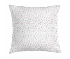 Blossoming Foliage Design Pillow Cover