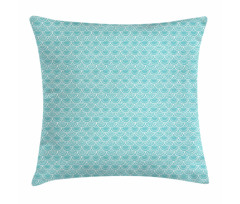 Swirls Curls Pattern Pillow Cover