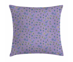 Bugs and Insects Pattern Pillow Cover