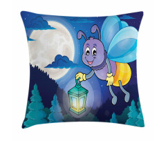 Cartoon Style Insect Pillow Cover