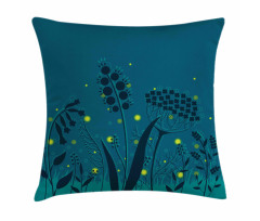 Branches Botanical Leaves Pillow Cover