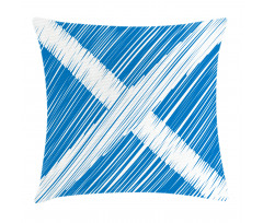 National Flag Scribbled Pillow Cover