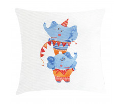 Circus Animal Pillow Cover