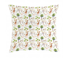 Giraffe Safari Pillow Cover