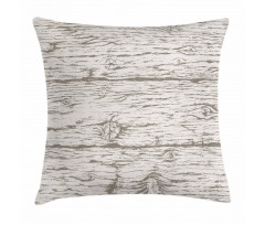 Simple Nature Wooden Design Pillow Cover