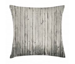 Grunge Art Vertical Planks Pillow Cover