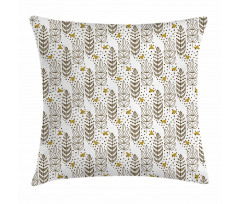 Triangle Branch and Spots Pillow Cover