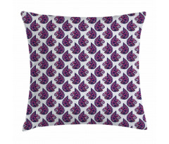 Abstract Motif Art on Dots Pillow Cover