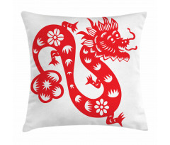Japanese Art Dragon Pillow Cover