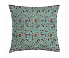 Vintage Classic Flora Leaves Pillow Cover