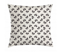 Sketch Human Lungs Pattern Pillow Cover