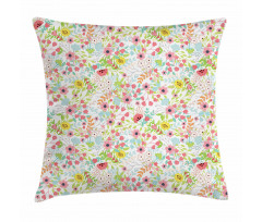 Blossoming Garden Art Design Pillow Cover