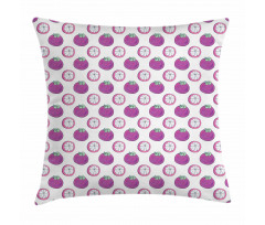 Exotic Mangosteen Pattern Pillow Cover