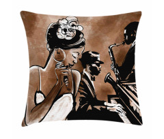 Musicians Band Performs Art Pillow Cover
