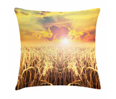Anther Field Sunset Pillow Cover