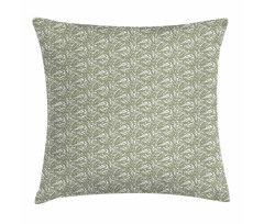 Abstract Banana Leaves Pillow Cover