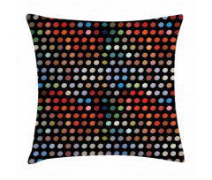 Brush Stroke with Colors Pillow Cover