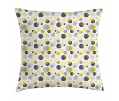 Contemporary Dotted Ovals Pillow Cover
