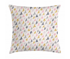 Flying Birds Patterns Pillow Cover