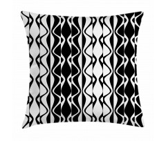 Simplistic Curvy Lines Pillow Cover