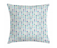 Shades of Color Squares Pillow Cover