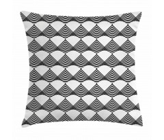 Urban Geometric Triangle Pillow Cover