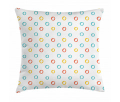 Childish Color Hoops Pillow Cover