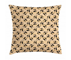 Mexican Desert Wild Birds Pillow Cover