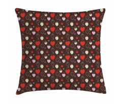 Strawberry Flowers Pillow Cover