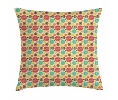 Sketchy Big Small Spots Pillow Cover