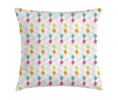 Composition of Rhombuses Pillow Cover