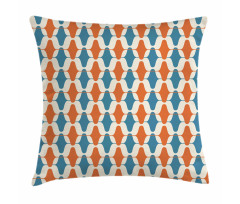 Fifties Style Motifs Vintage Pillow Cover